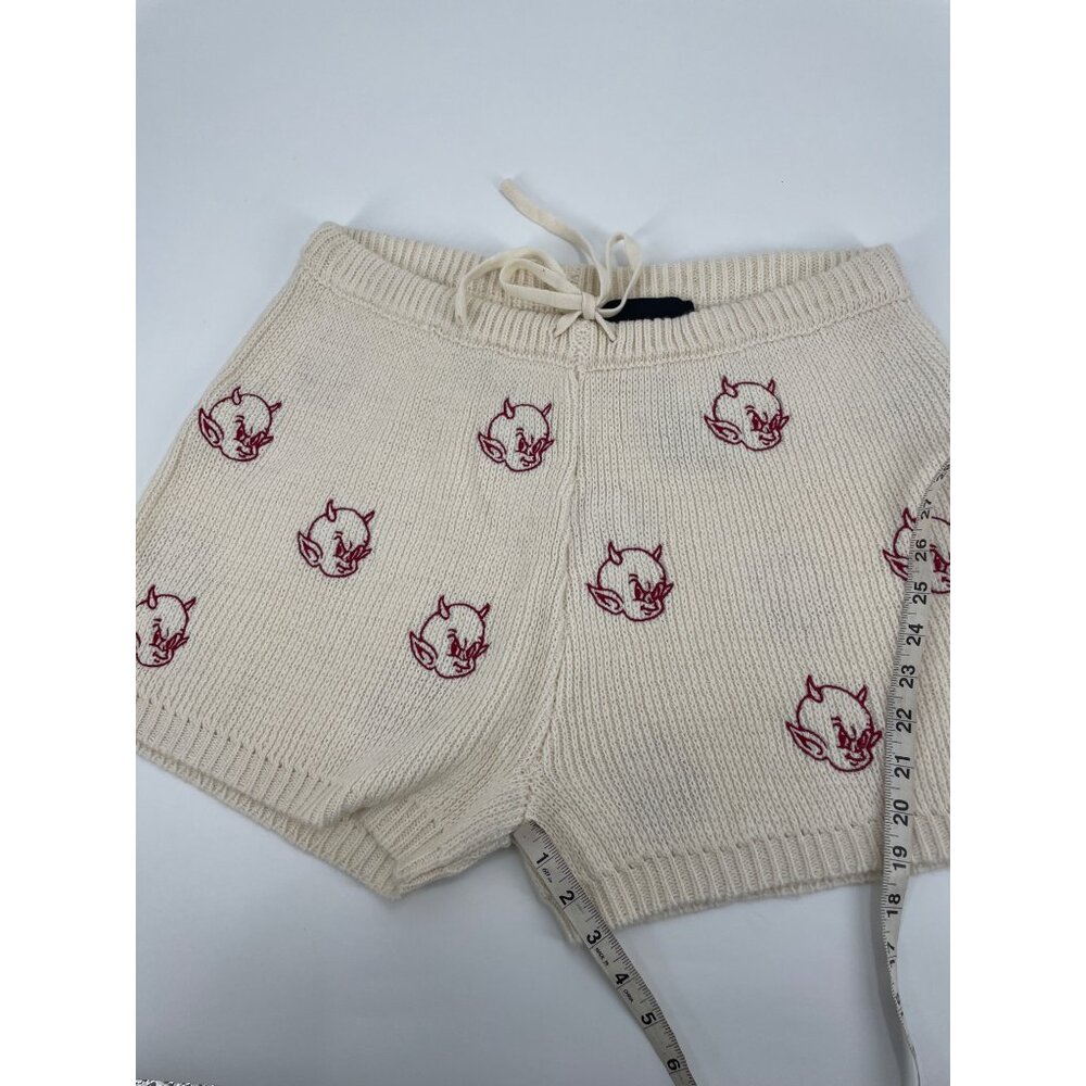 NWT Spirit Jersey Womens Large Hell’s Kitchen NYC Sweater Knit Shorts Loungewear - Picture 7 of 7
